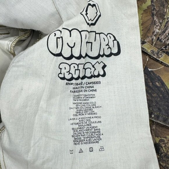 Empyre Relax Realtree Camo Cargo Pants Size 32 Skater Straight Leg - Picture 10 of 10